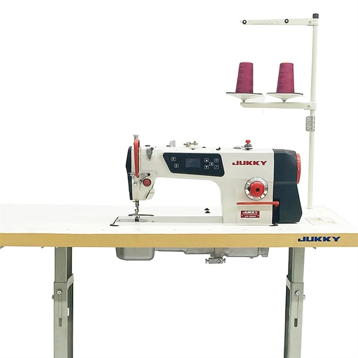 Teollinen Lockstitch Direct Drive -ompelukone automaattisella langankatkaisulla